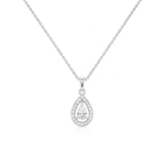 Pear Halo Pendant - Image 3