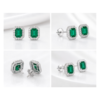 Emerald Halo Studs - Image 2