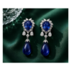 Sapphire Drop Earrings - Image 2