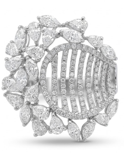 Floral Halo Ring