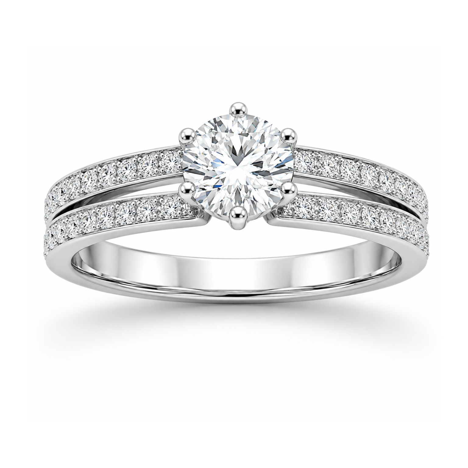 solitaire-band-ring