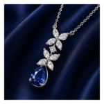 Sapphire Bloom Pendant - Image 2