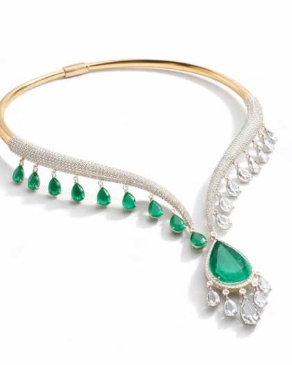 Emerald Cascade Necklace